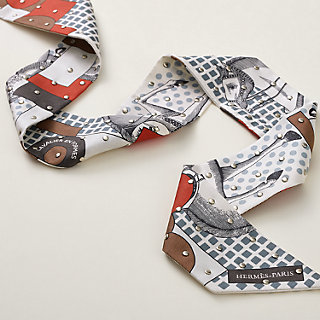 Colliers de Chiens Imprimeur Fou rectangle | Hermès Mainland